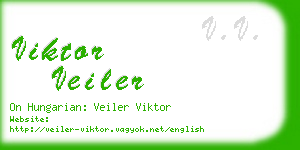viktor veiler business card